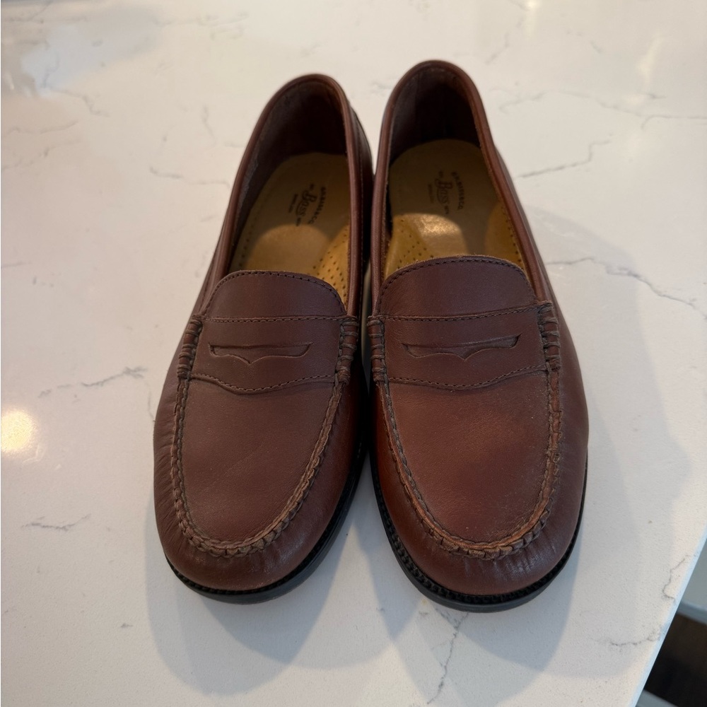 G.H. Bass & Co. Chestnut Leather Loafers